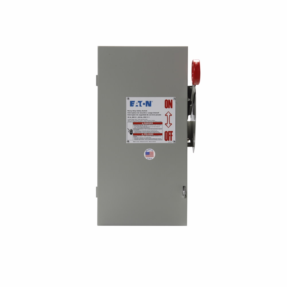 DH361UGK - 30A/3P HD NF Safety Switch 600V Nema 1 - Image 4