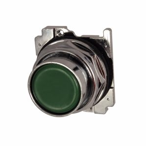 10250T103 - Momentary Pushbutton Green Flush MT Nonilluminated