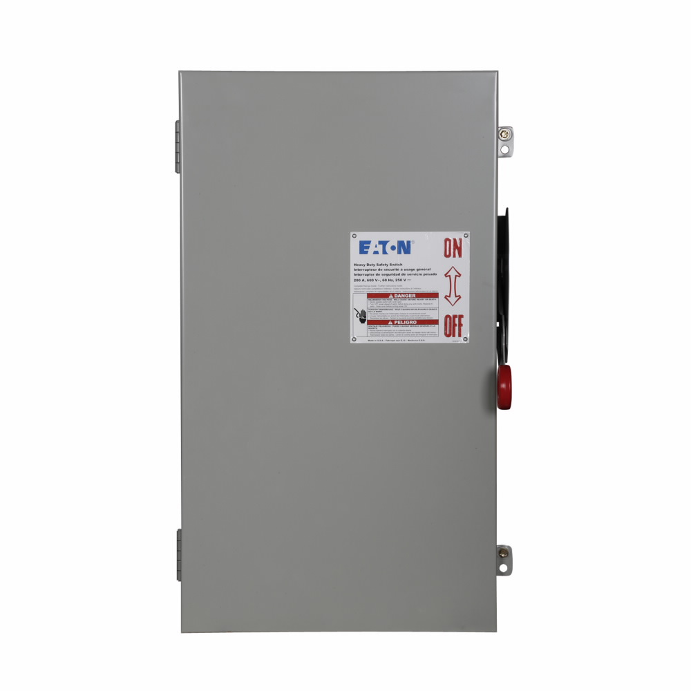 DH364FGK - 200A/3P HD Fusible Safety Switch 600V Nema 1 - Image 2