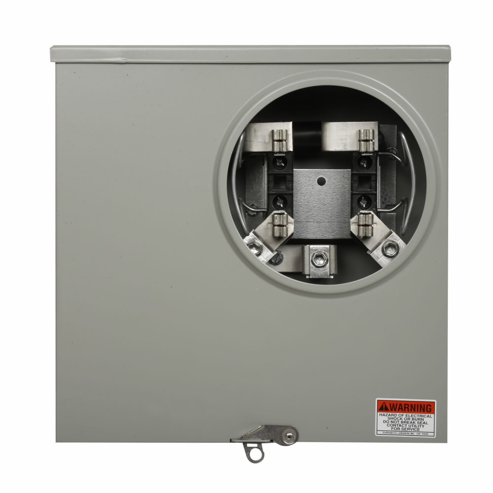 UTRS223ACH - 200A 1P Meter Socket Solid Top W/Ground Connection - Image 4