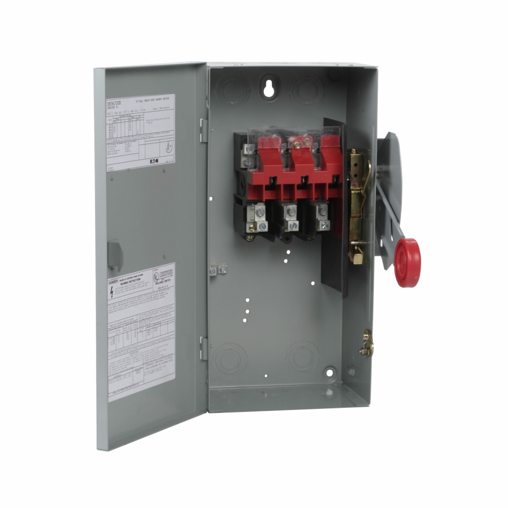 DH362UGK - 60A/3P HD NF Safety Switch 600V Nema 1 - Image 3