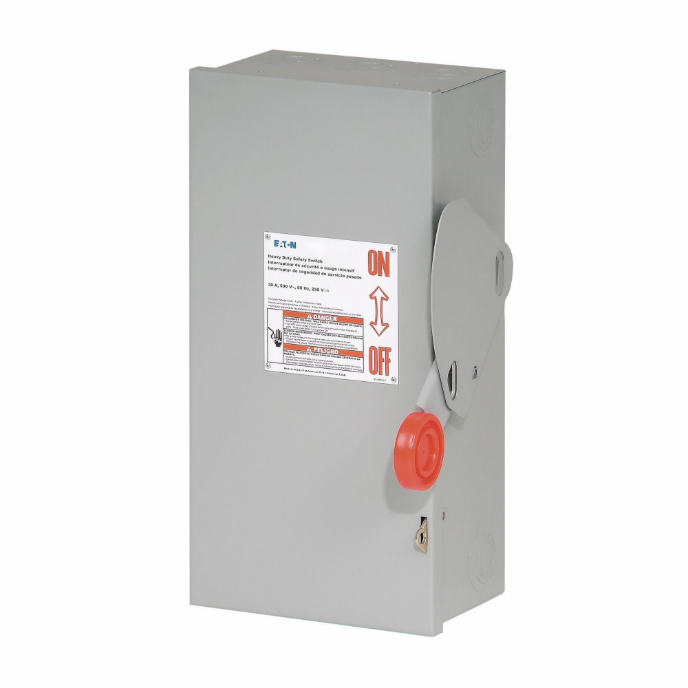 DH362FGK - 60A/3P HD Fusible Safety Switch 600V Nema 1 - Image 3