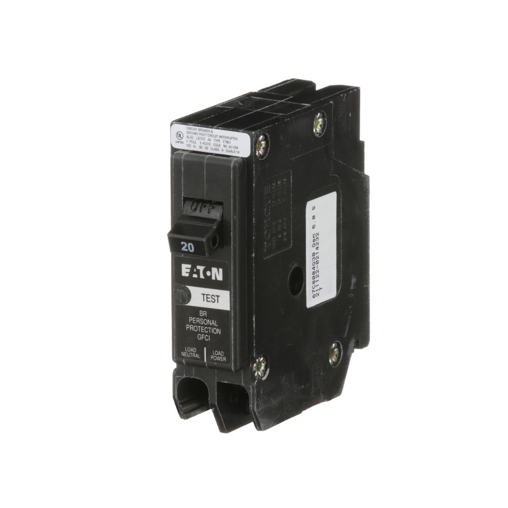 BRP120GF - BR Gfci 5MA 1 Pole 10KAIC 20A Plug On Neutral - Image 3