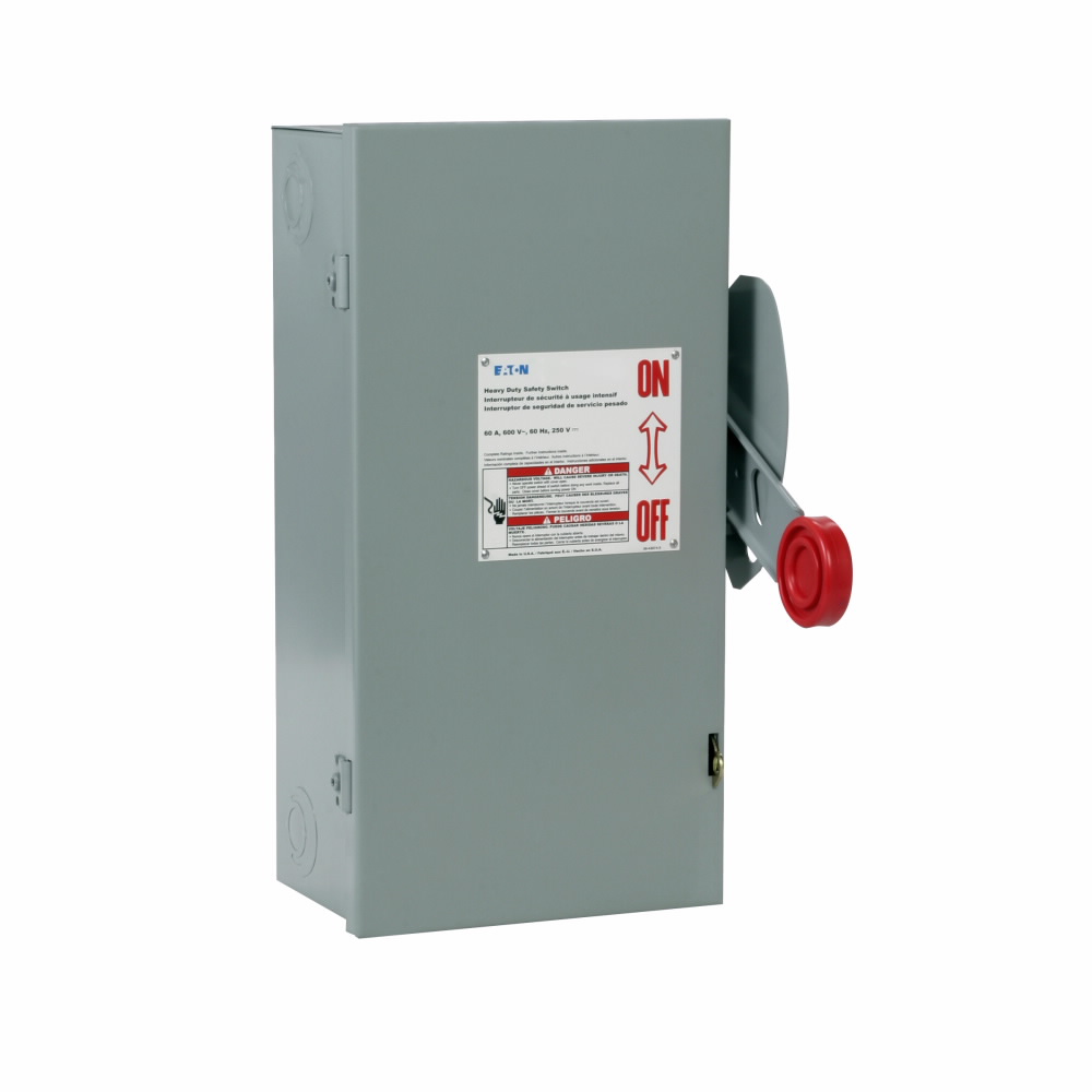 DH362UGK - 60A/3P HD NF Safety Switch 600V Nema 1 - Image 5