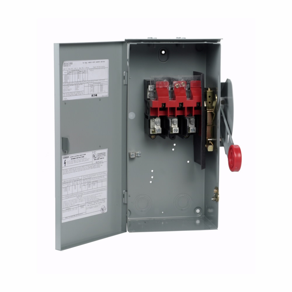 DH362URK - 60A/3P HD NF Safety Switch 600V Nema 3R - Image 2