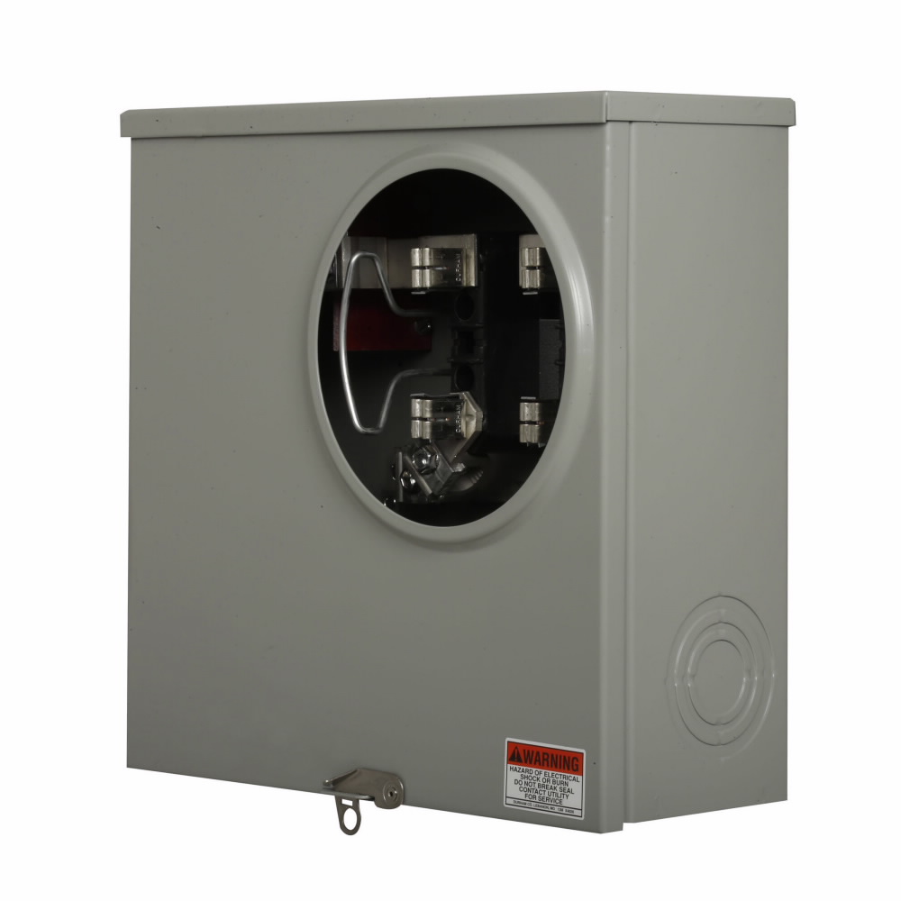 UTRS223ACH - 200A 1P Meter Socket Solid Top W/Ground Connection - Image 3