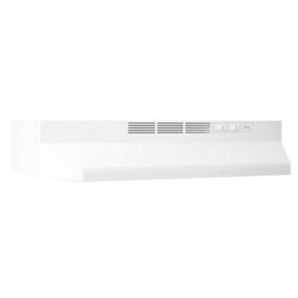 413001 - 30" White Range Hood
