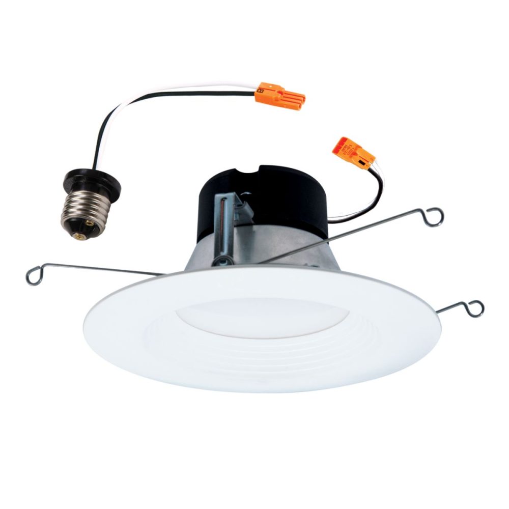 LT56079FS1EWHR - 6" 8W Led Retro Baffle 27K/3K/35K/4K/5K 805LM Dim