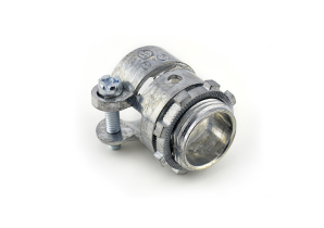 408DC2 - 3/4" Flex Straight Diecast Squeeze Connector