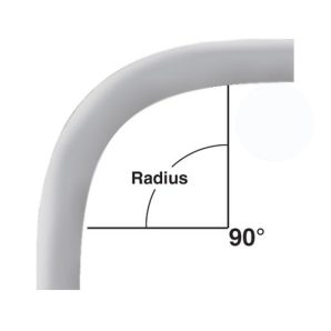 5133857 - 2-1/2" SCH40 90D 36"R PVC Elbow