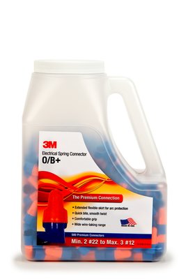 0B+BULK - Performance Plus Wire Connector O/B+Jug, 500/Jug