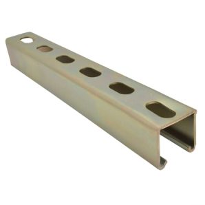A1200HS10PG - 12G 1-5/8"X1-5/8" 10FT Pgal HLF Slot Strut