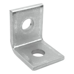 AB201EG - 2 Hole Upright "L" Electro Galv Fitting