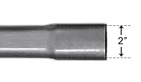 80PVC2 - SCH 80 2" 10' PVC Conduit