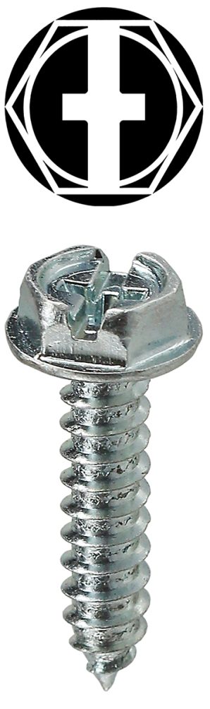 HWSMS101 - #10 X 1'' Phil/Slot HWH Sheet Metal Screw
