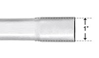 PVC1 - SCH 40 1" 10' PVC Conduit