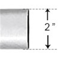 PVC2 - SCH 40 2" 10' PVC Conduit