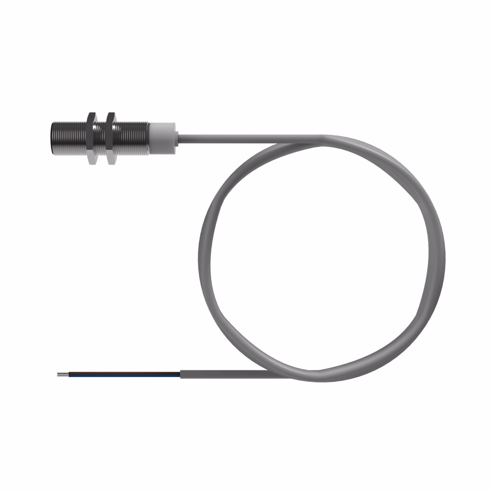 E57P18SPC5C2 - E57P Prox 18MM, DC, SH, PNP, NC, STD, SN=5MM, 2M CBL