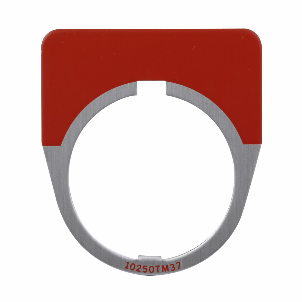10250TM37 - LGD PLT 1/2RND Red Blank