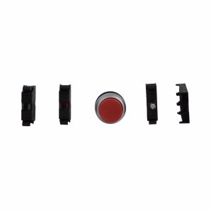 M22DLHRK11RP - Red Ext Ill Mom PB 1NO/1NC 12-30VAC/DC Led LGND PL