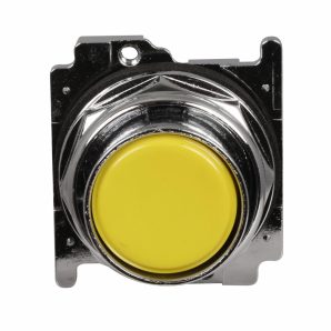 10250T104 - Momentary Pushbutton Yellow Flush MT Nonilluminate