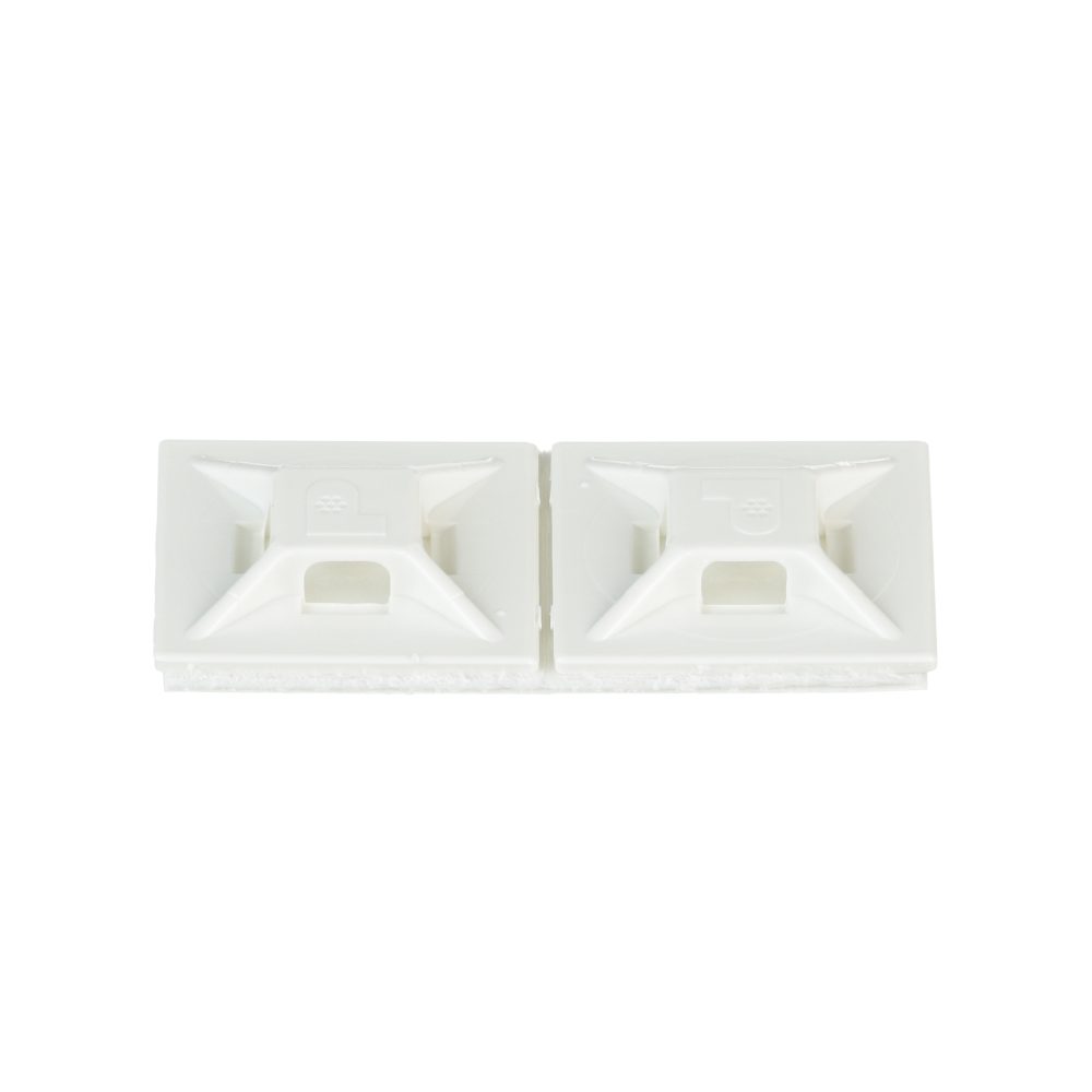 ABMMAC - 0.75" X 0.75" Nyln CBL Tie Adh Mount WHT - Image 3