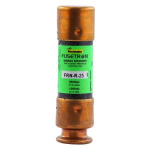 FRNR25 - 25A 250V TD Class RK5 Dual Elem Fuse-Fusetron