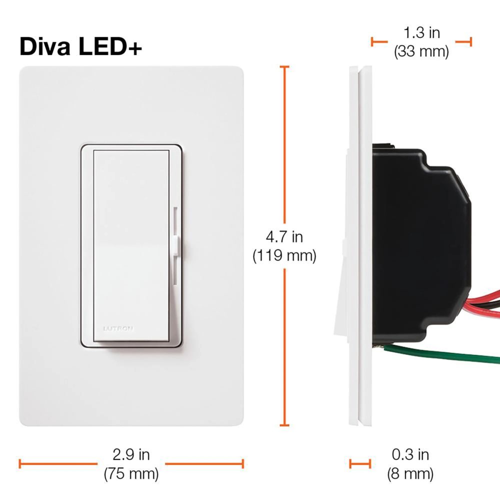 DVCL153PWH - Diva 150W Led 3WAY White - Image 2