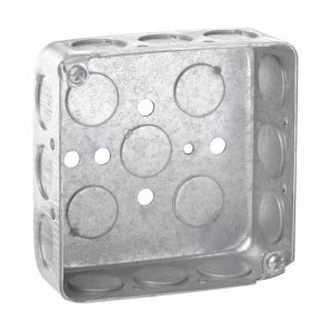 TP410 - 4SQ, 1-1/2D STL BX W/1/2 Ko
