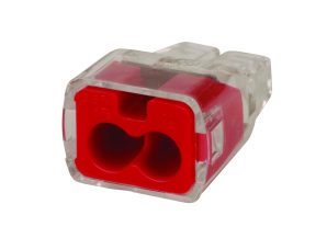 301032J - In-Sure Push-In Conn, 32 2-Port Red, 300/Jar