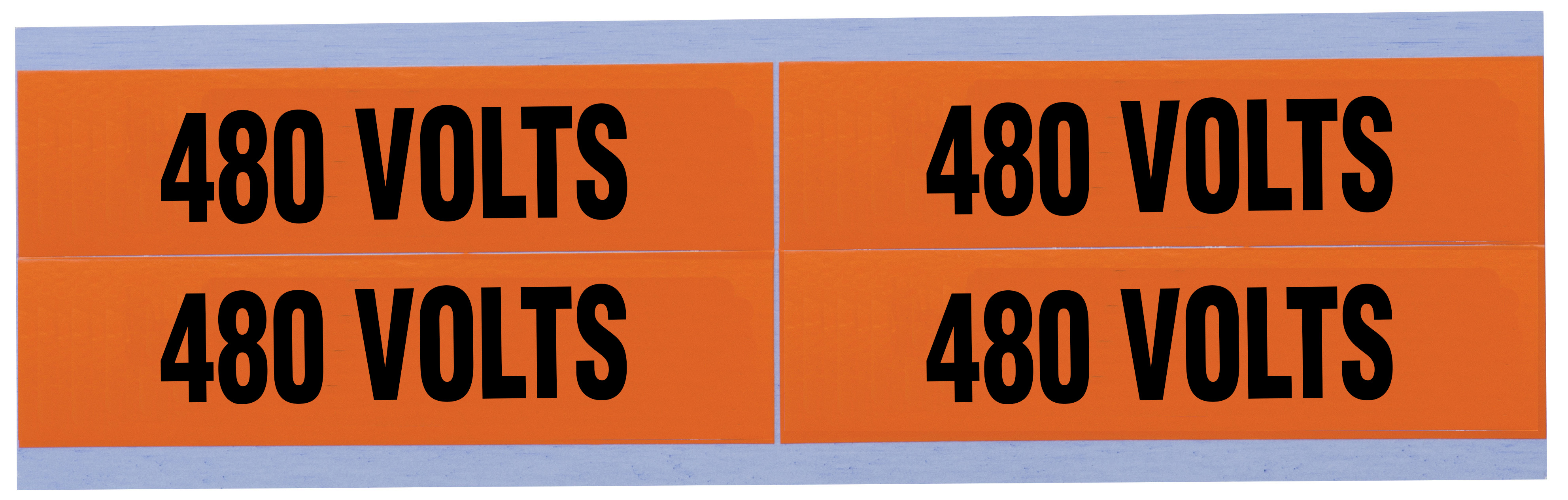 44364 - Voltage & Conduit Marker, "480V", Med, 4/Card - Image 3