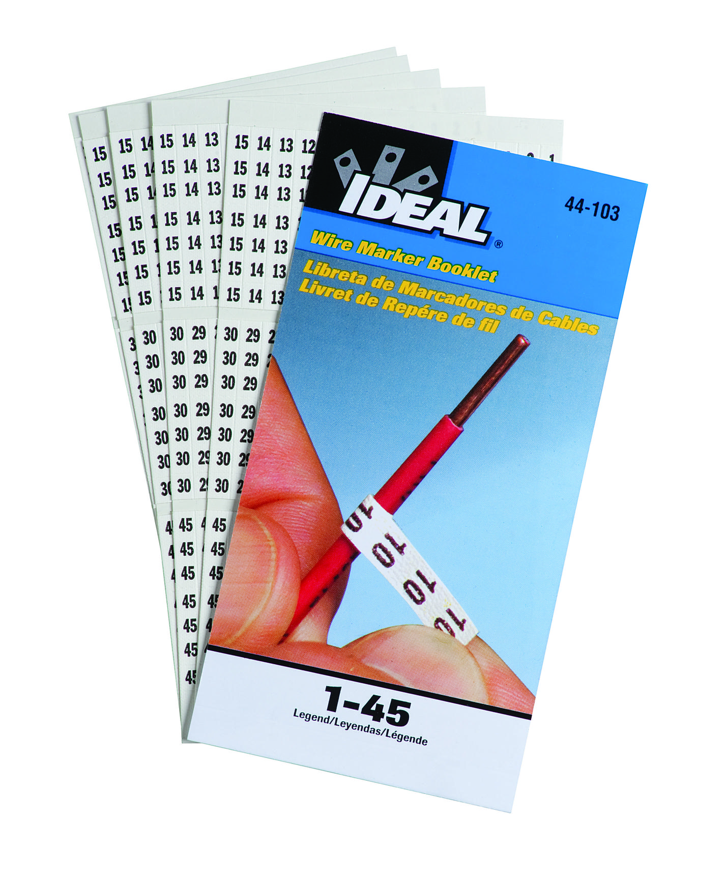 44103 - Wire Marker Booklet, Asst 1-48, 10 Each - Image 4