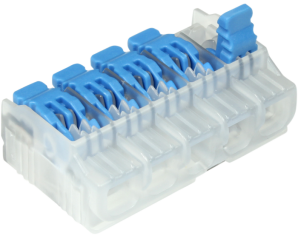 3010L25 - In-Sure Lever Wire Conn, Model L25 5-Port, 75/Box
