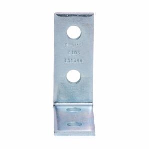 B104ZN - BLTD 3-1/2X4-1/8 4H, 90D ZN PLT Corner Angle
