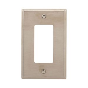 93934B0X - Wallplate 1G Decorator Mid SS