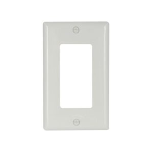 5151WB0X - Wallplate 1G Decorator Nylon STD WH
