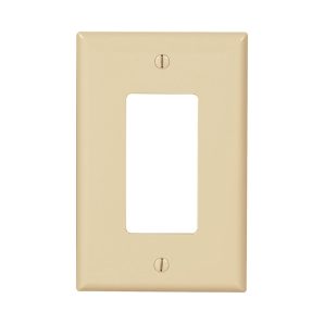 PJ1V - Wallplate 1G Toggle Poly Mid Iv