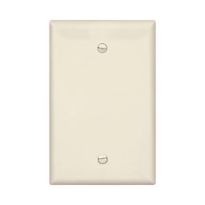 PJ13LA - Wallplate 1G Blank Box Mount Poly Mid La