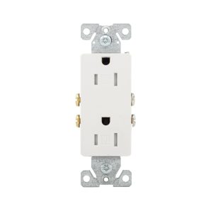 TWR270W - Recp TR WR Duplex 15A 125V 2P3W STR WH