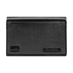 S3966BKBU - Cover 1G Gfci/Deco Wet Loc Hor Plas BK