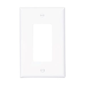 PJ26W - Wallplate 1G Decorator Poly Mid WH