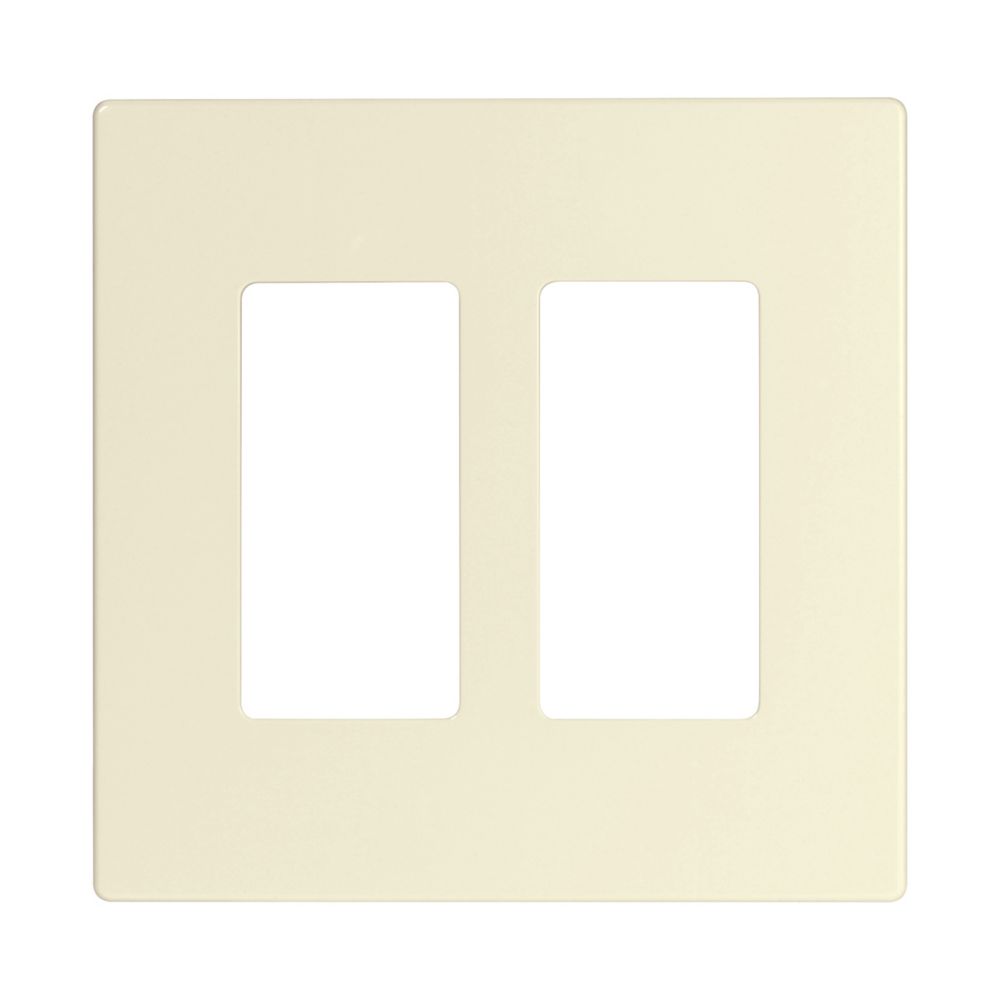 PJS262LA - Wallplate 2G Deco Screwless Poly Mid La