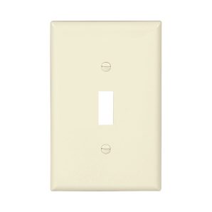 PJ1LA - Wallplate 1G Toggle Poly Mid La