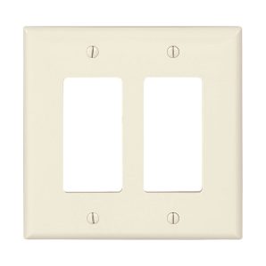 PJ262LA - Wallplate 2G Decorator Poly Mid La