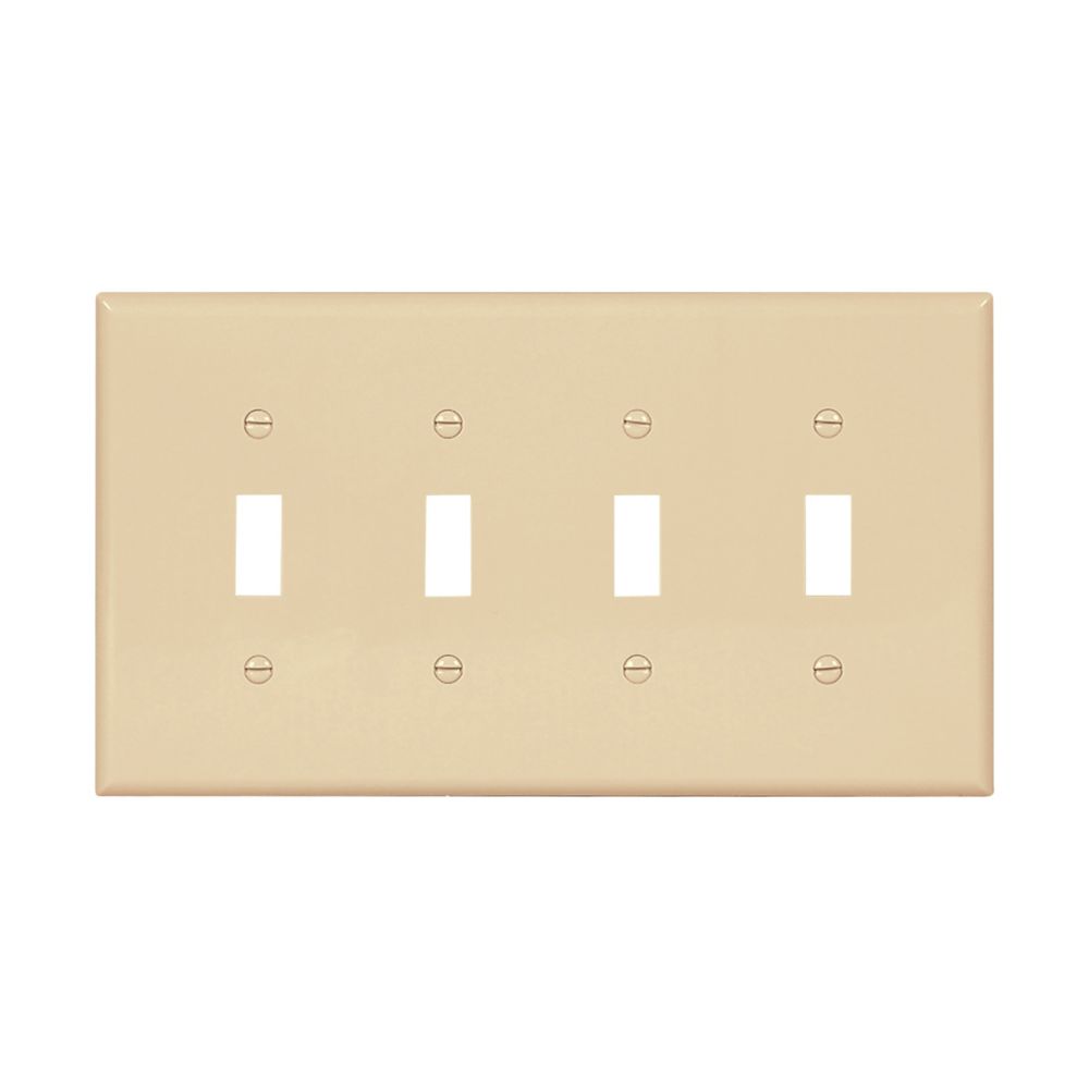 PJ4V - Wallplate 4G Toggle Poly Mid Iv