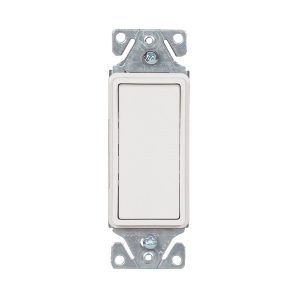 7501W - Switch Decorator SP 15A 120/277V WH