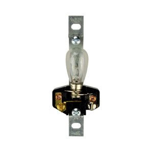 153B0X - Lampholder Recessed Pilot Lite W/S-6bulb