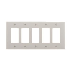 PJ265W - Wallplate 5G Decorator Poly Mid WH