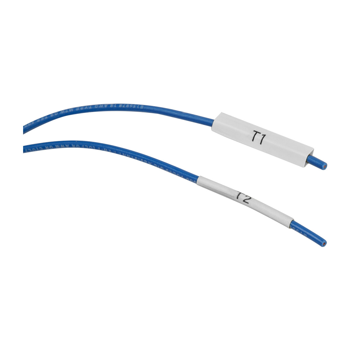 M21375C342 - Heat Shrink Wire/Cable Labels, 3/8" D BK/WH - Image 4