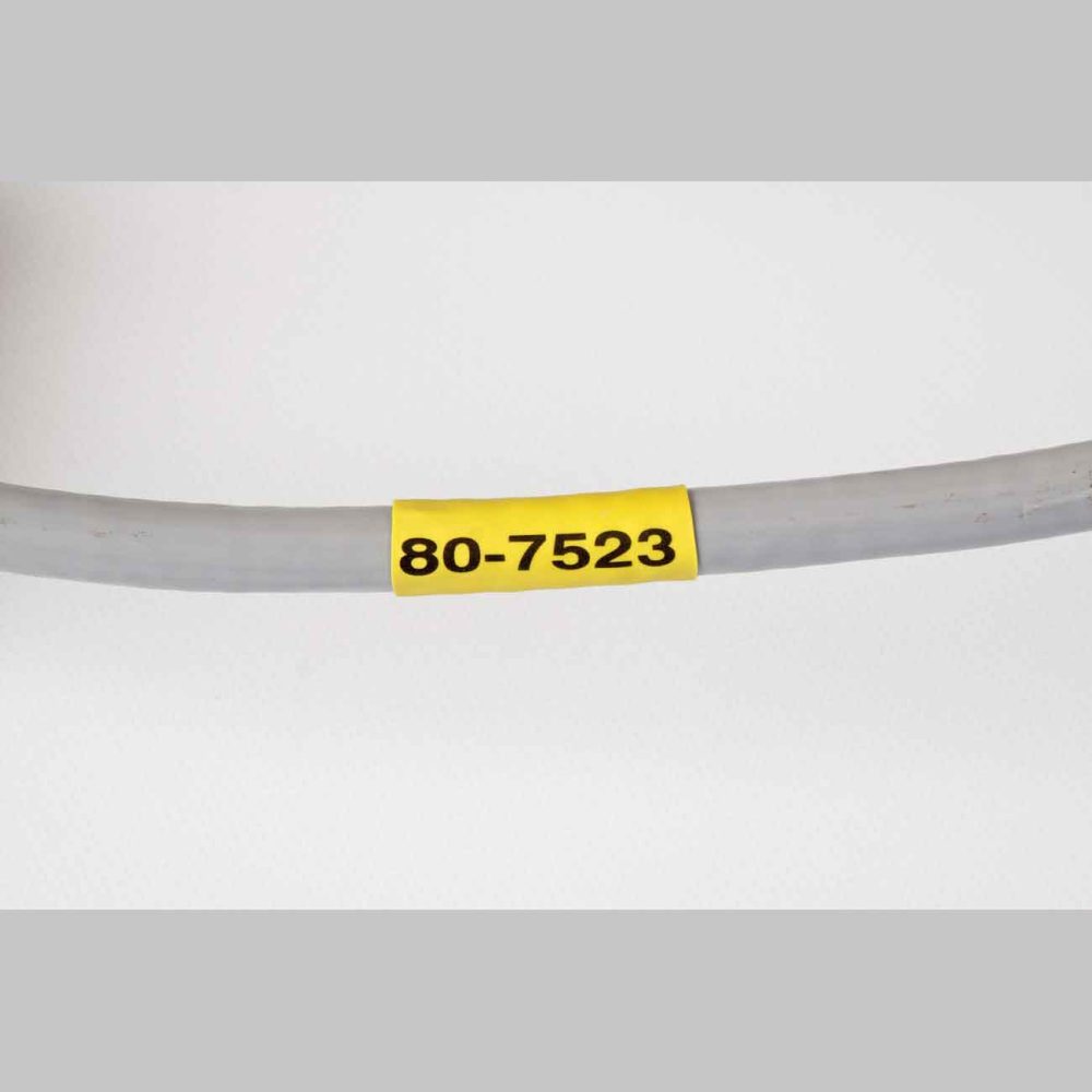 B333752342 - Heat Shrink Wire/Cable Labels, 0.375" D X 2" WH - Image 6